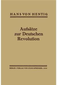 Aufsätze Zur Deutschen Revolution