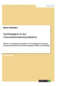 Nachhaltigkeit in der Unternehmenskommunikation