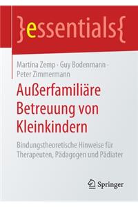 Außerfamiliäre Betreuung Von Kleinkindern