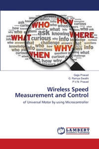 Wireless Speed Measurement and Control