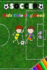 Soccer Kids Coloring Book