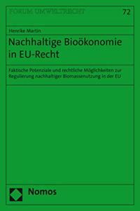 Nachhaltige Biookonomie Im Eu-Recht