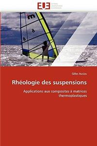 Rhéologie Des Suspensions