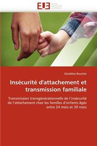 Insécurité d'Attachement Et Transmission Familiale