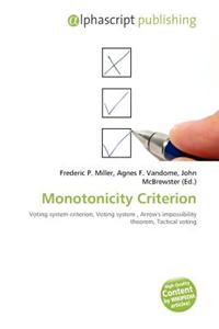 Monotonicity Criterion