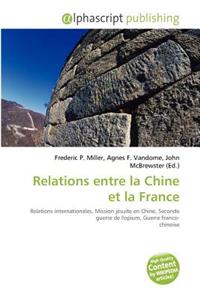 Relations Entre La Chine Et La France