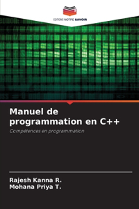 Manuel de programmation en C++