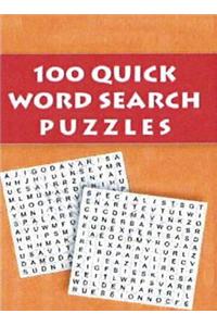 100 Quick Word Search Puzzles