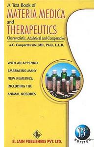 Text Book of Materia Medica & Therapeutics