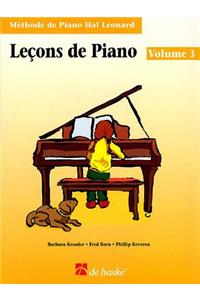 Piano Lessons Book 3 - French Edition