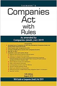 Companies Act With Rules