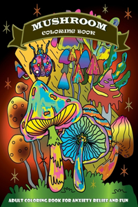 Mushroom Coloring Book Adult