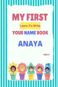 My First Learn-To-Write Your Name Book