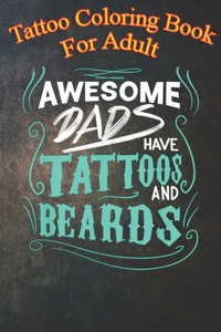 Tattoo Coloring Book For Adult