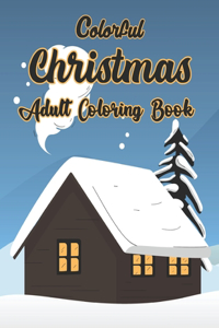 Colorful Christmas Adult Coloring Book