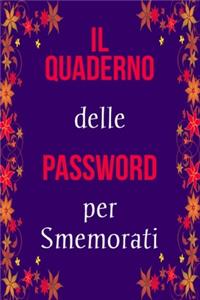 Il Quaderno delle Password per Smemorati