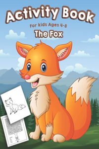 Fox Activity Book for Kids Ages 4-8