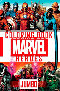 MARVEL JUMBO HEROES Coloring Book