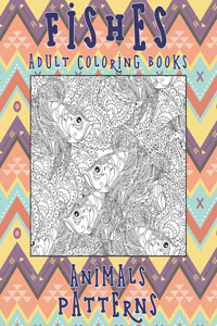 Adult Coloring Books Patterns - Animals - Fishes