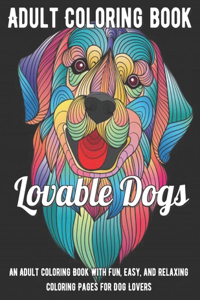 Lovable Dogs Coloring Book