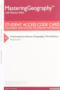 Mastering Geography with Pearson Etext -- Valuepack Access Card -- For Contemporary Human Geography