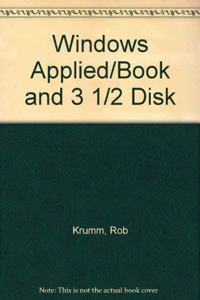 Windows Applied/Book and 3 1/2" Disk