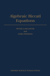 Algebraic Riccati Equations