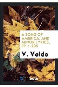 Song of America, and Minor Lyrics, Pp. 1-205