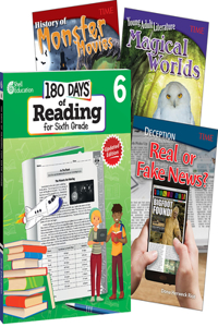 Learn-At-Home: Reading Bundle Grade 6: 4-Book Set