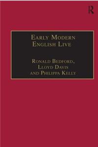 Early Modern English Lives