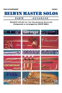 Belwin Master Solos (Flute), Vol 1