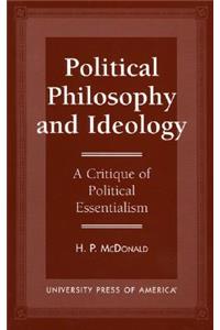 Political Philosophy and Ideology