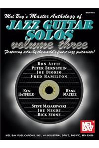 Master Anthology of Jazz Guitar Solos Volume 3