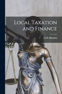 Local Taxation and Finance