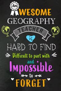 An Awesome Geography Teacher is Hard to Find