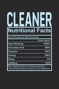 Cleaner Nutritional Facts