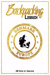 Backpacking Logbuch Denmark Europe 120 Seiten mit Checklisten
