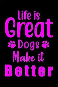 Life is Great Dogs make it Better