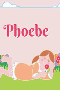 Phoebe Personalized Sketchbook Journal Notebook