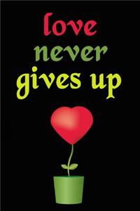 Love Never Gives Up