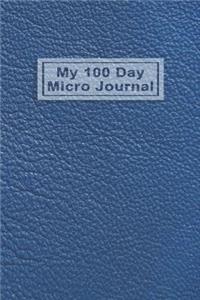 My 100 Day Micro Journal