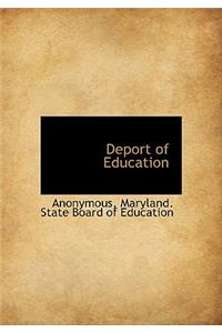 Deport of Education