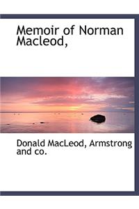 Memoir of Norman MacLeod,