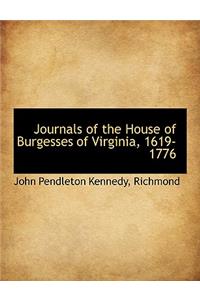 Journals of the House of Burgesses of Virginia, 1619-1776