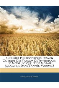Annuaire Philosophique