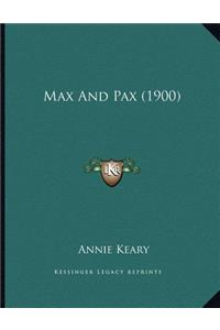 Max And Pax (1900)