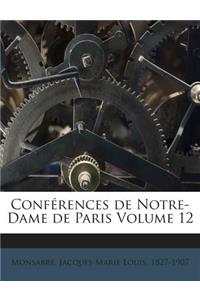 Conférences de Notre-Dame de Paris Volume 12