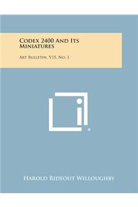 Codex 2400 and Its Miniatures