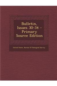 Bulletin, Issues 30-34