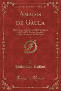 Amadis de Gaula, Vol. 1: Historia de Este Invencible Caballero, En La Cual Se Tratan Sus Altos Hechos de Armas y Caballerias (Classic Reprint)